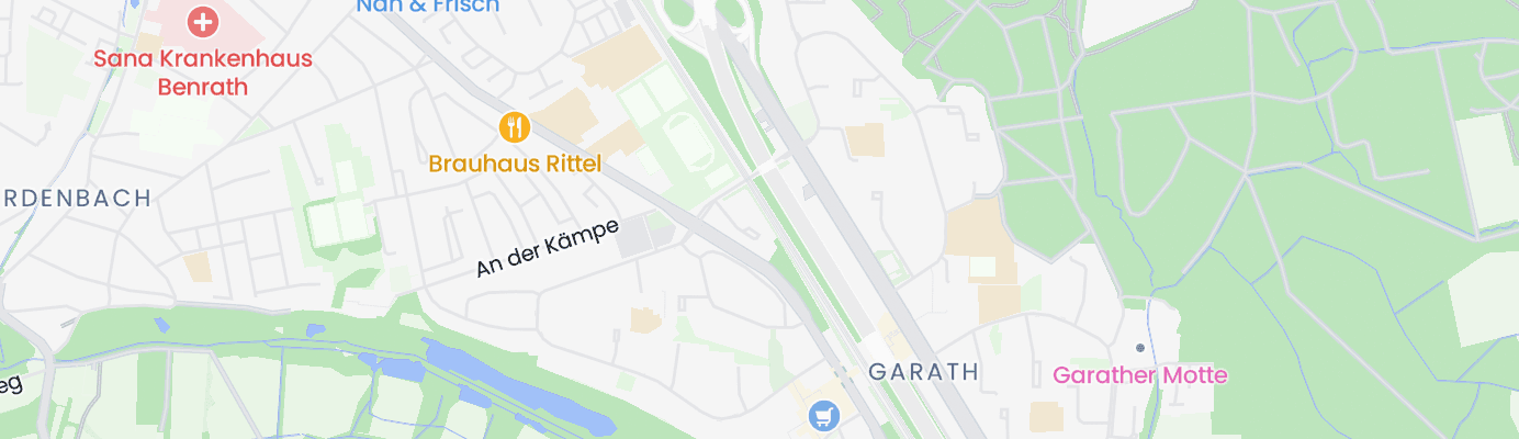 Karte mit dem ungefähren Standort