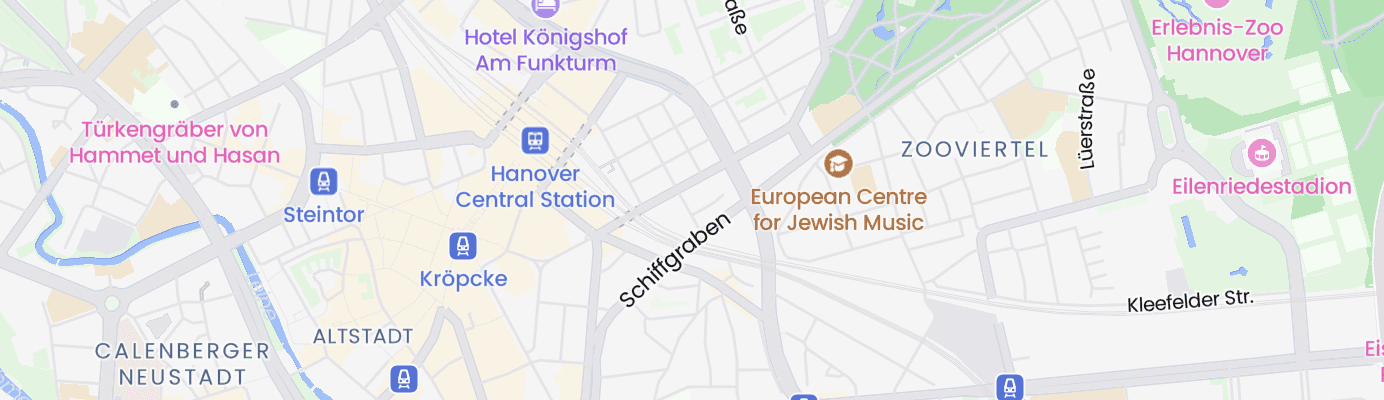 Karte mit dem ungefähren Standort