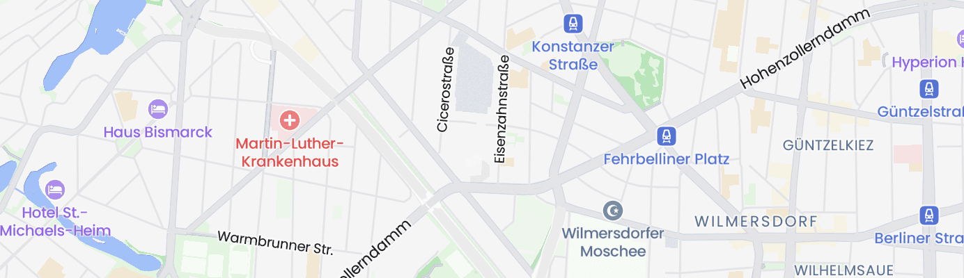 Karte mit dem ungefähren Standort