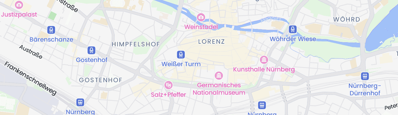 Karte mit dem ungefähren Standort
