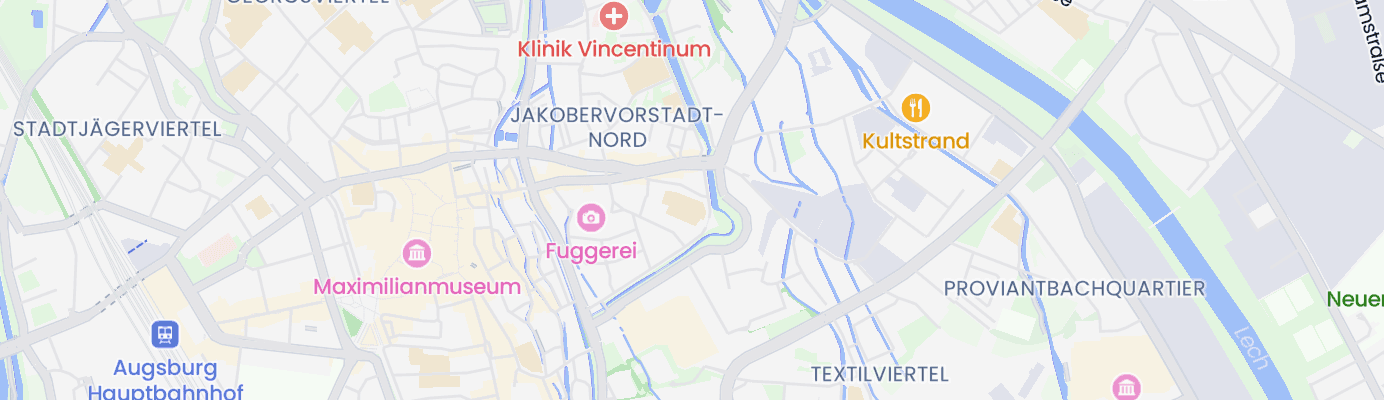 Karte mit dem ungefähren Standort