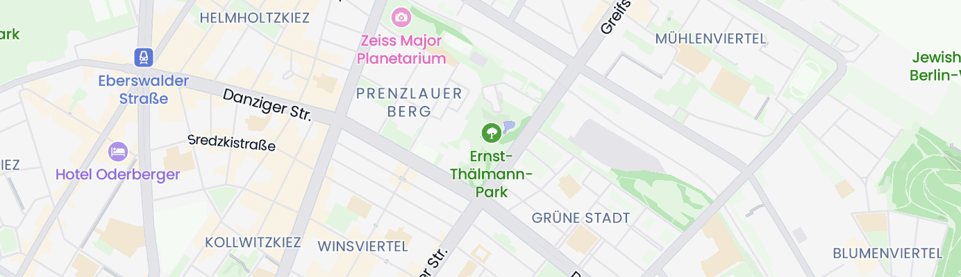 Karte mit dem ungefähren Standort