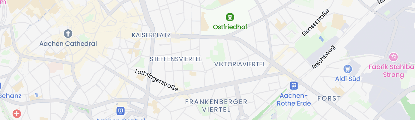 Karte mit dem ungefähren Standort