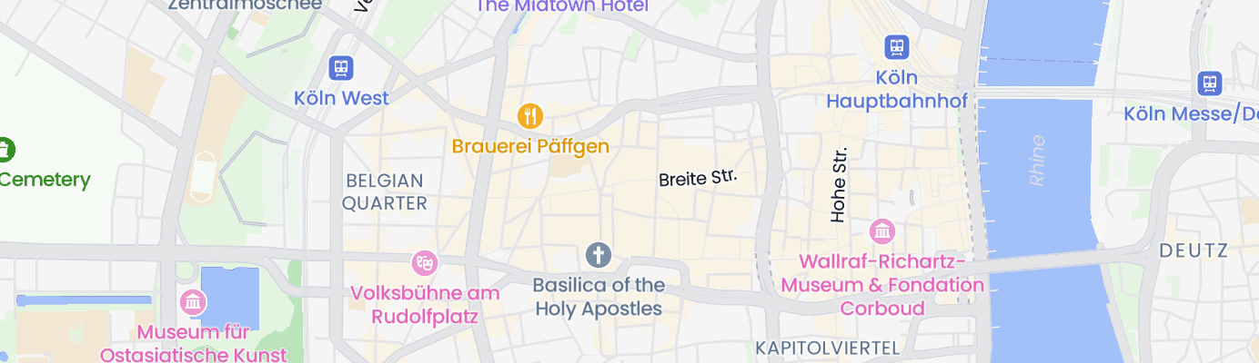 Karte mit dem ungefähren Standort