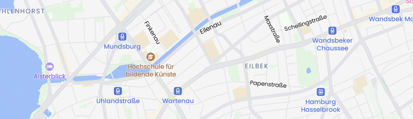 Karte mit dem ungefähren Standort