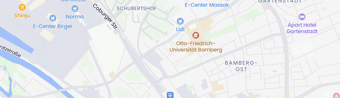 Karte mit dem ungefähren Standort