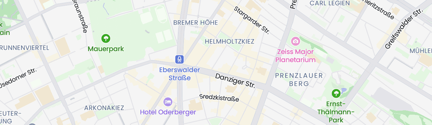 Karte mit dem ungefähren Standort
