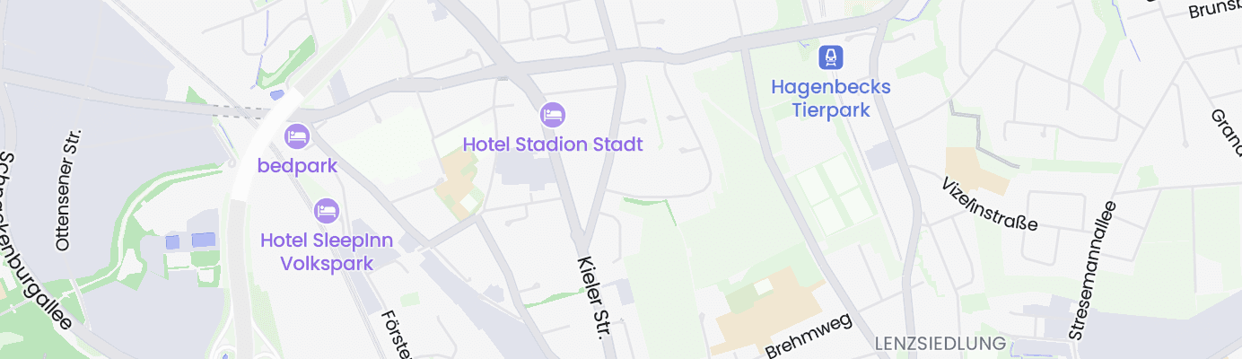 Karte mit dem ungefähren Standort