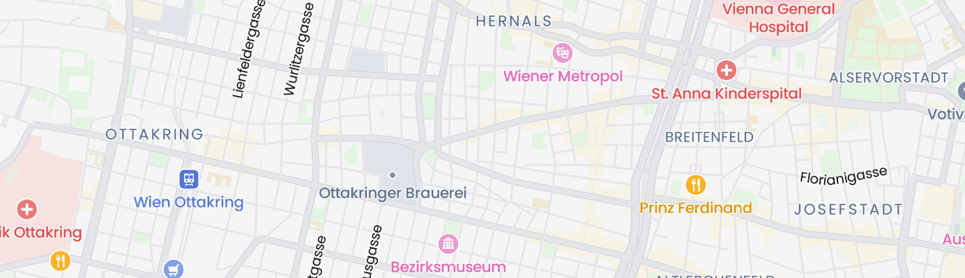 Karte mit dem ungefähren Standort