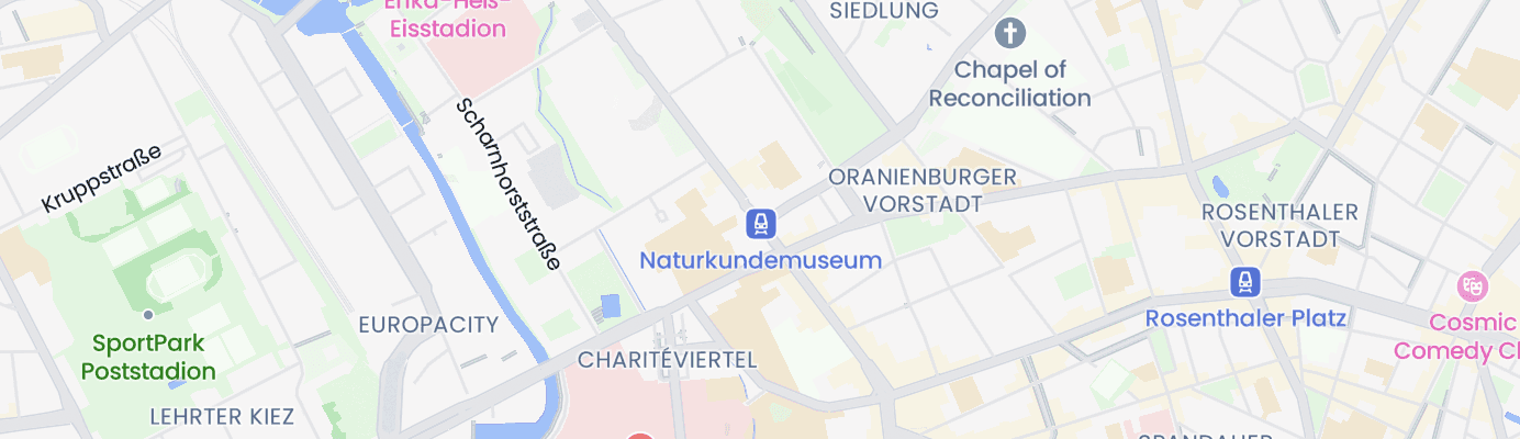 Karte mit dem ungefähren Standort
