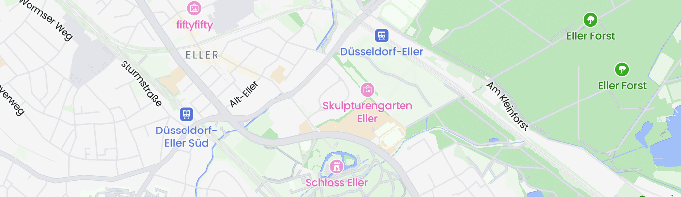 Karte mit dem ungefähren Standort
