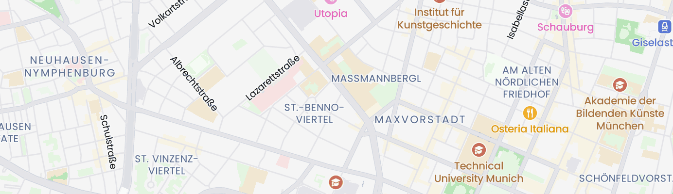 Karte mit dem ungefähren Standort