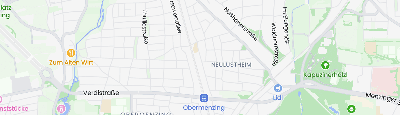 Karte mit dem ungefähren Standort