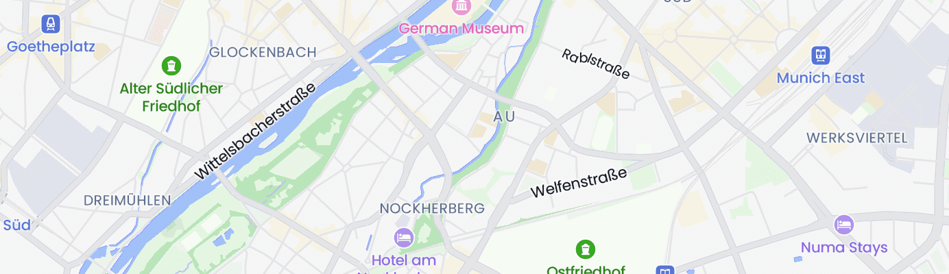 Karte mit dem ungefähren Standort