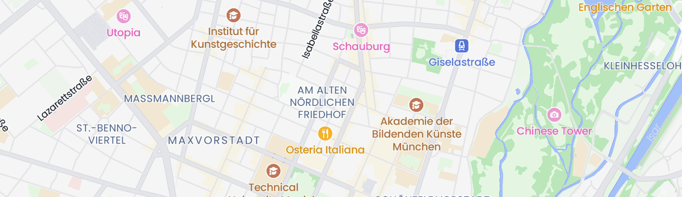 Karte mit dem ungefähren Standort