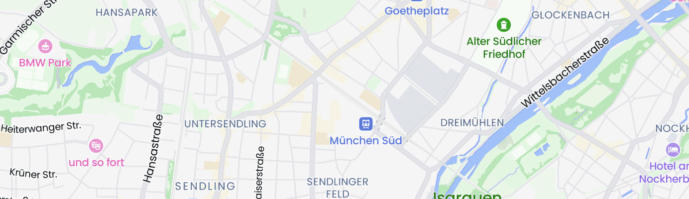 Karte mit dem ungefähren Standort