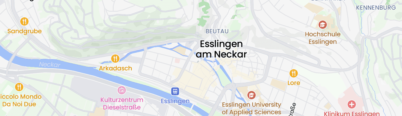Karte mit dem ungefähren Standort