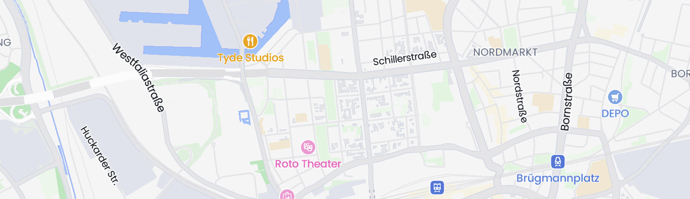 Karte mit dem ungefähren Standort