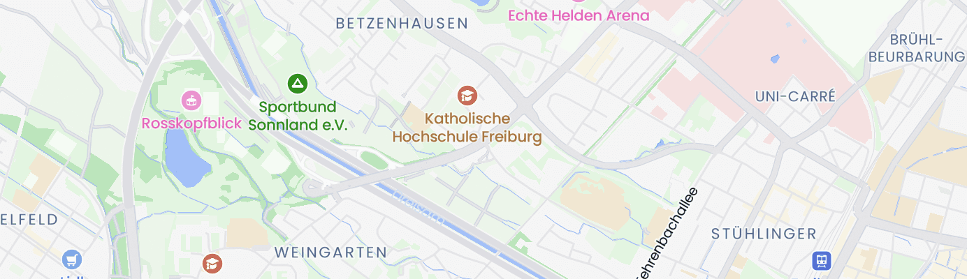 Karte mit dem ungefähren Standort