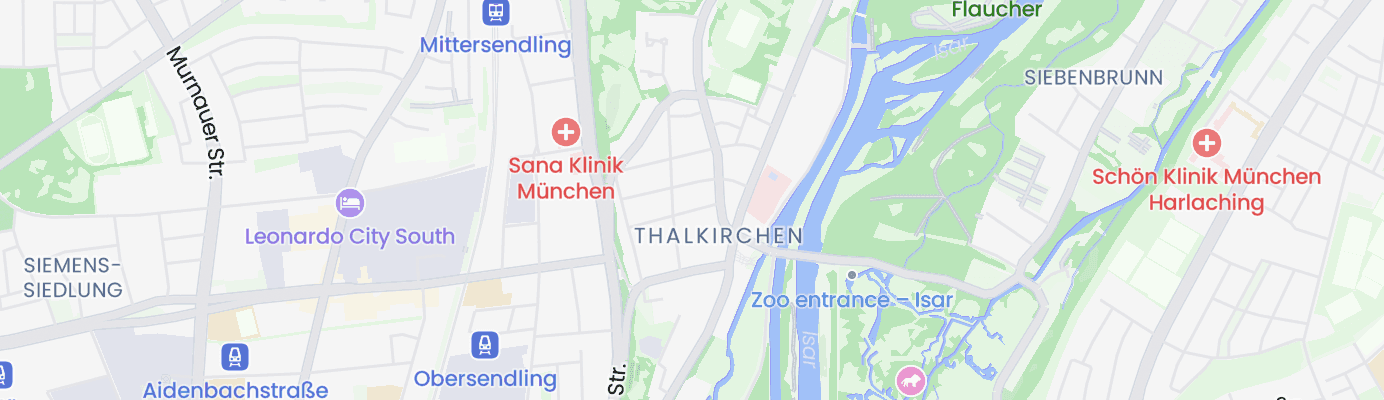 Karte mit dem ungefähren Standort