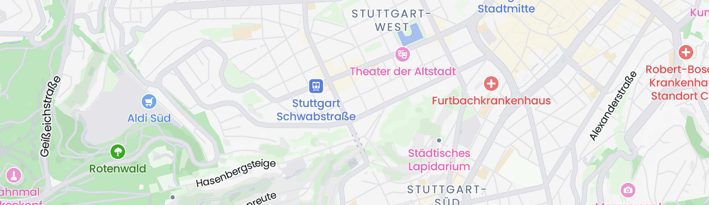 Karte mit dem ungefähren Standort