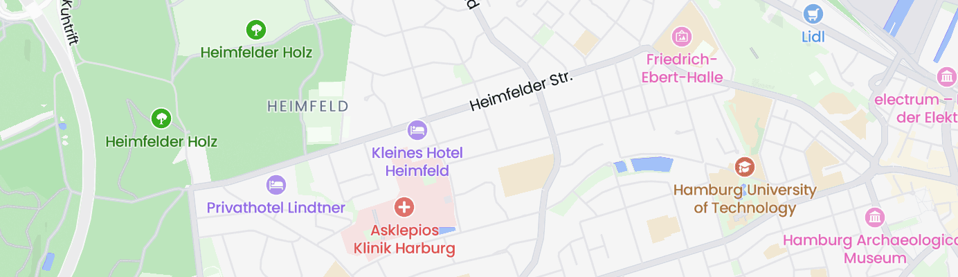 Karte mit dem ungefähren Standort