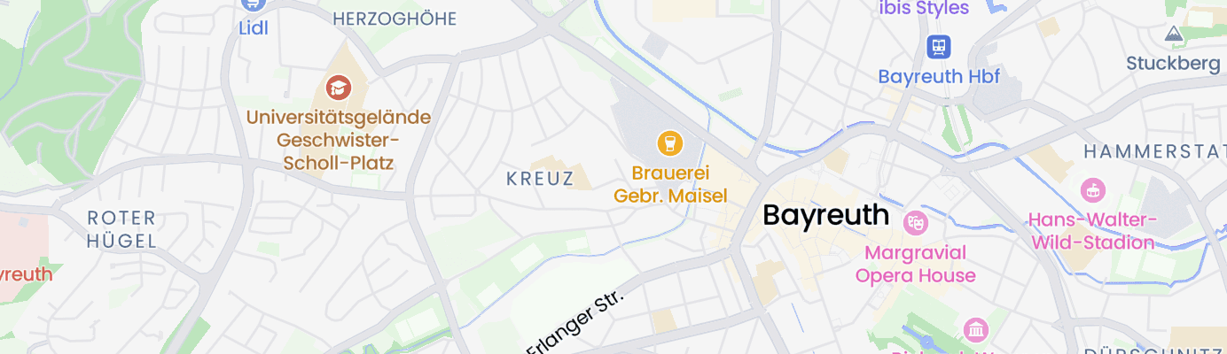 Karte mit dem ungefähren Standort