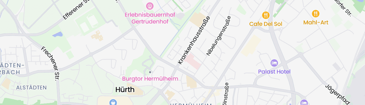 Karte mit dem ungefähren Standort