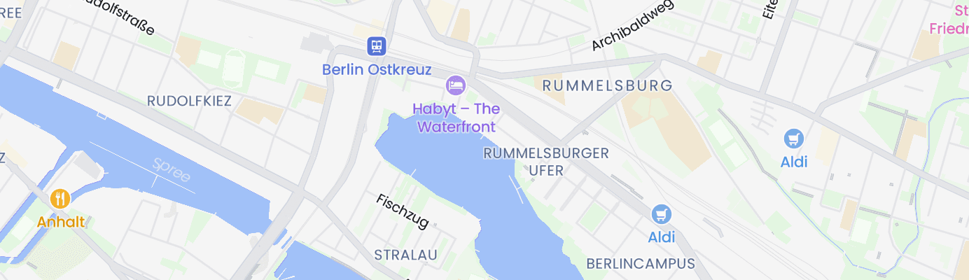 Karte mit dem ungefähren Standort