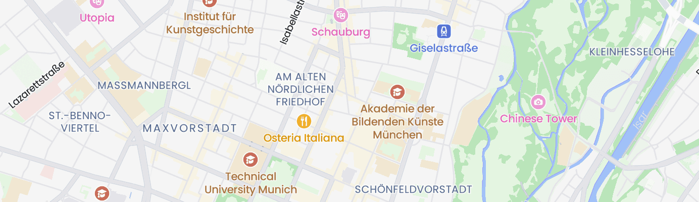 Karte mit dem ungefähren Standort