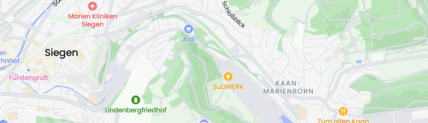 Karte mit dem ungefähren Standort