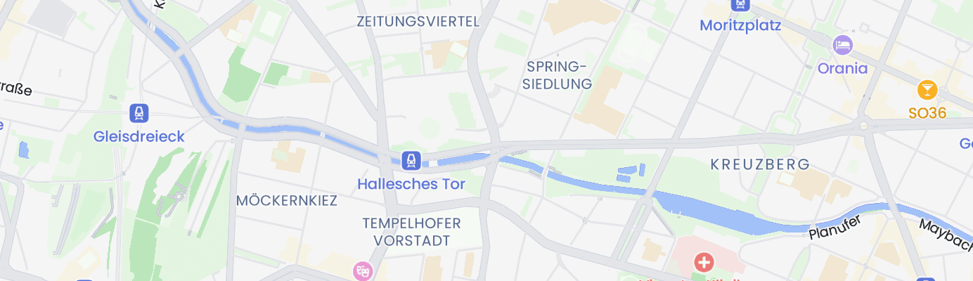 Karte mit dem ungefähren Standort