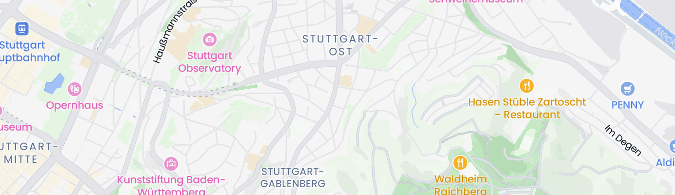 Karte mit dem ungefähren Standort