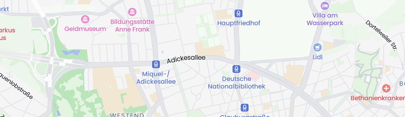 Karte mit dem ungefähren Standort