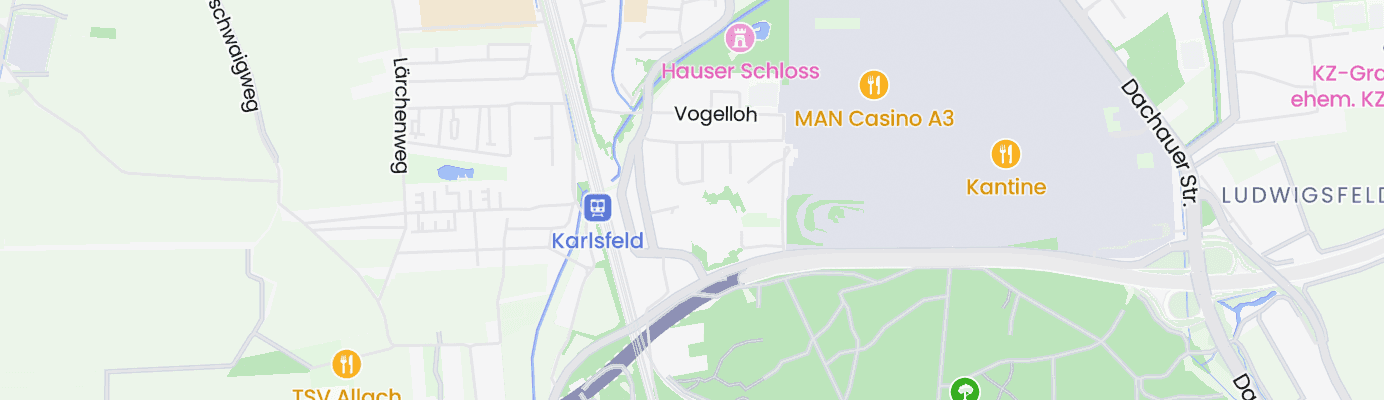Karte mit dem ungefähren Standort
