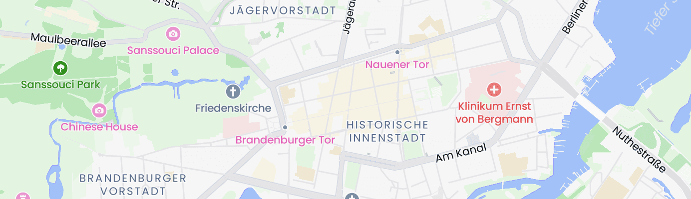 Karte mit dem ungefähren Standort