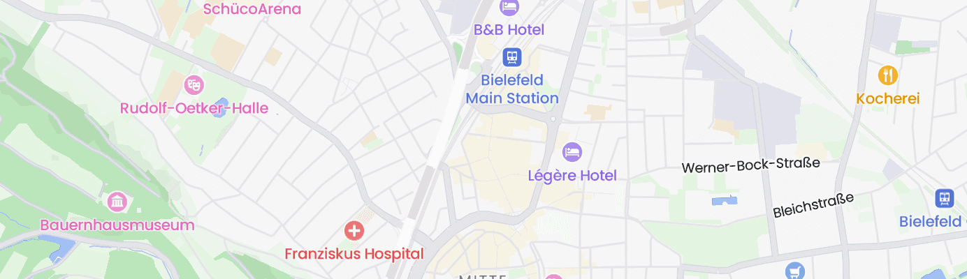 Map showing the approximate location