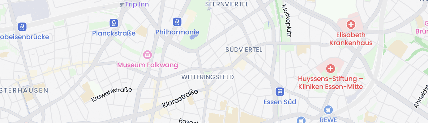 Karte mit dem ungefähren Standort