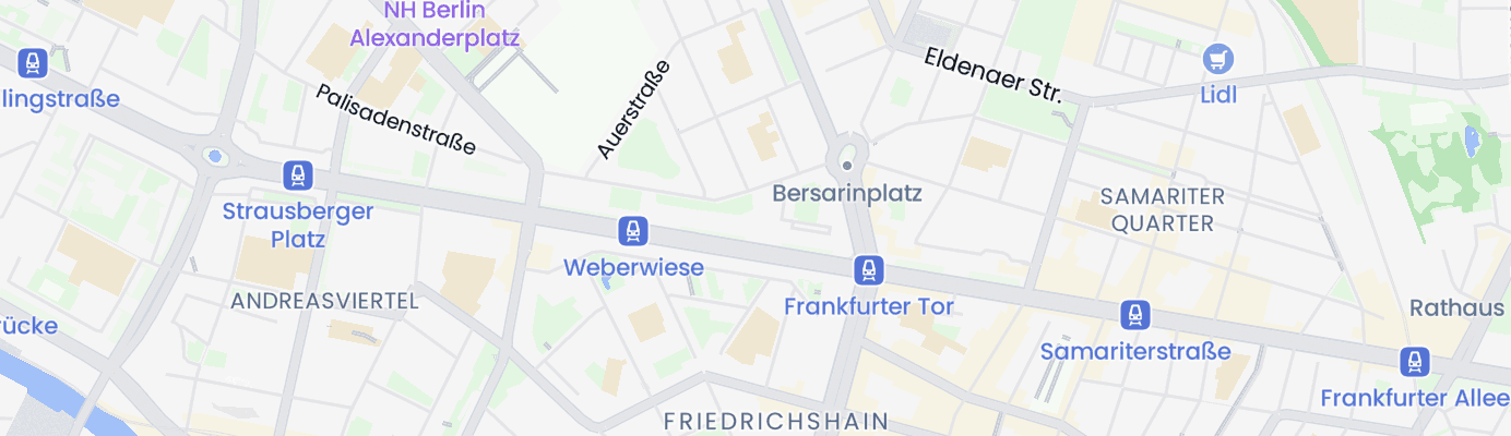 Karte mit dem ungefähren Standort