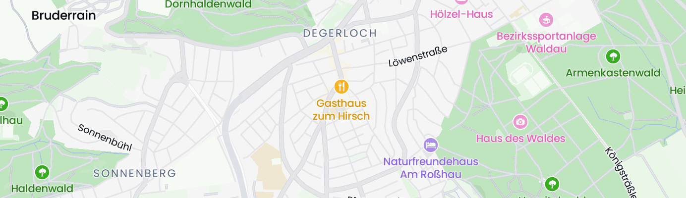 Karte mit dem ungefähren Standort