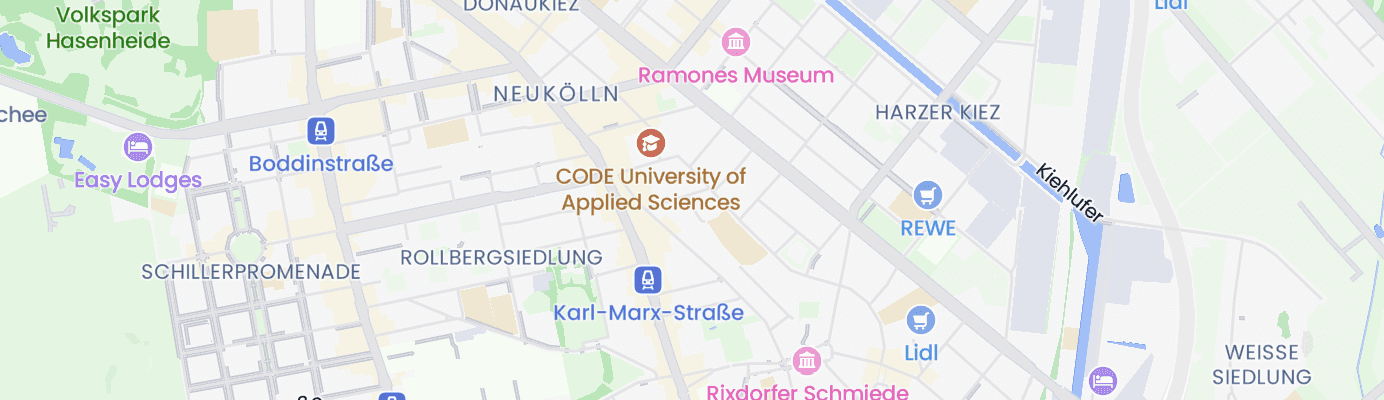Karte mit dem ungefähren Standort