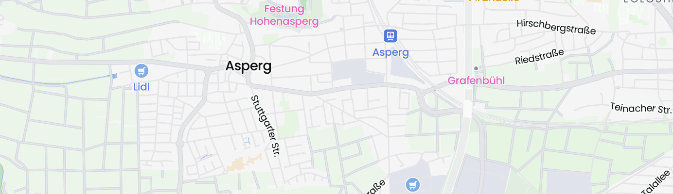 Karte mit dem ungefähren Standort