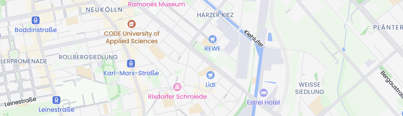 Karte mit dem ungefähren Standort