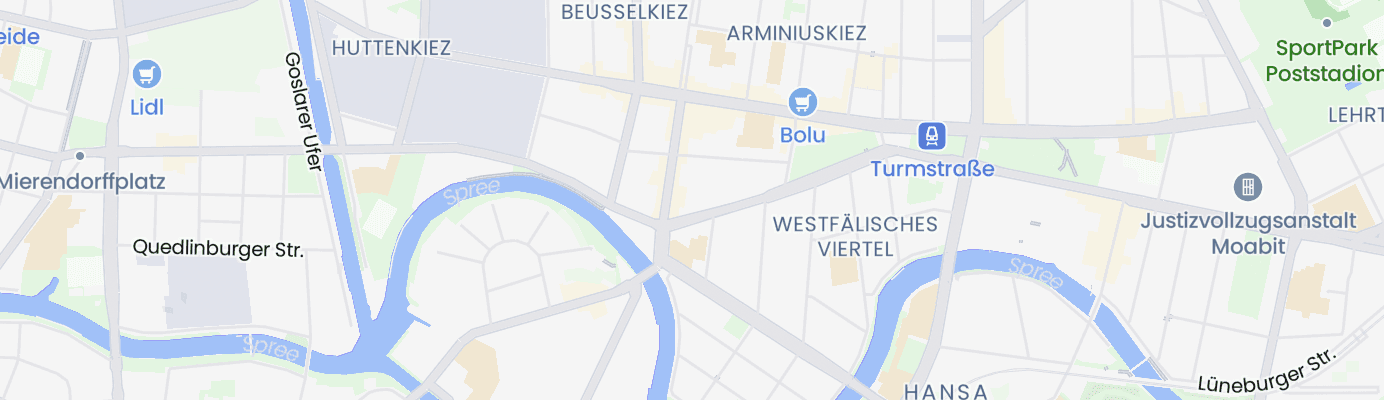 Karte mit dem ungefähren Standort