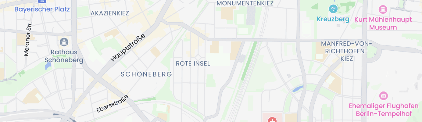 Karte mit dem ungefähren Standort