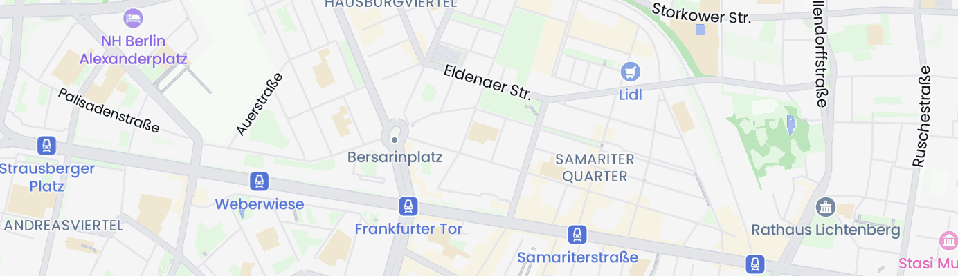 Karte mit dem ungefähren Standort