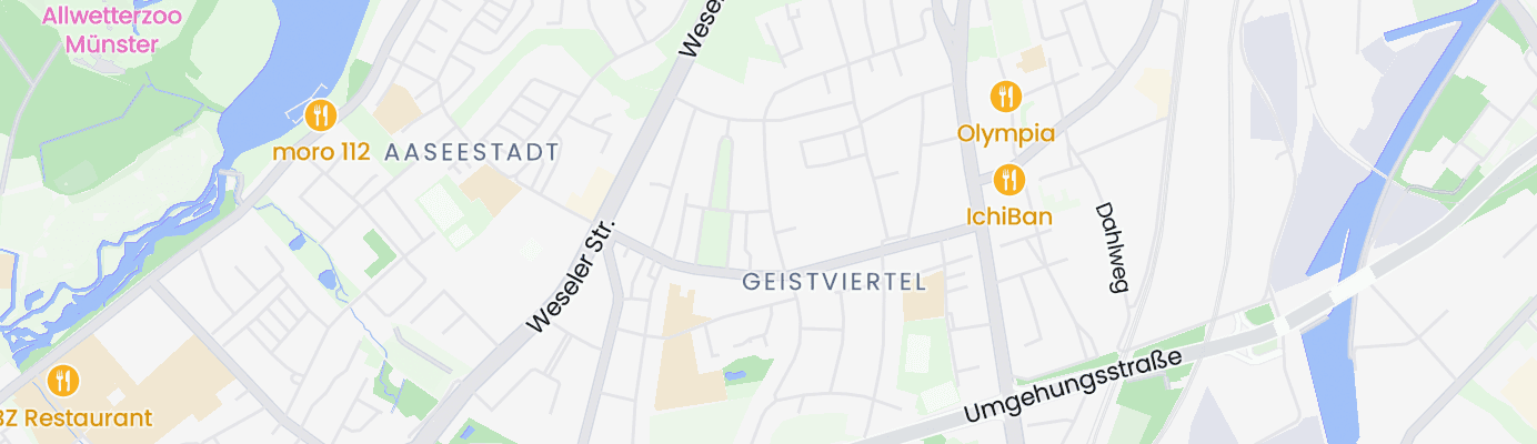 Karte mit dem ungefähren Standort