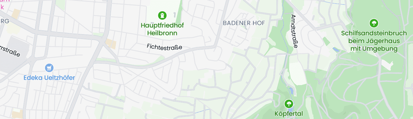Karte mit dem ungefähren Standort