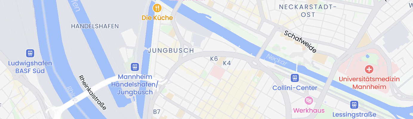 Karte mit dem ungefähren Standort
