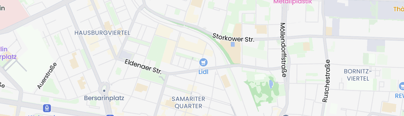 Karte mit dem ungefähren Standort
